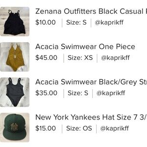 Listing for @kaprikff